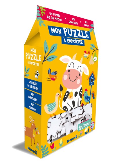 MON PUZZLE A EMPORTER - LA FERME