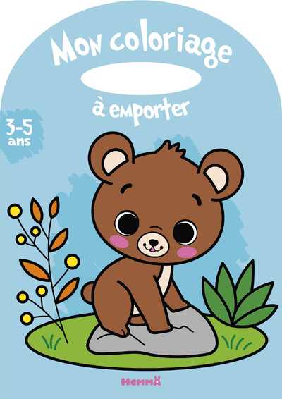 MON COLORIAGE A EMPORTER (3-5 ANS) (OURSON)