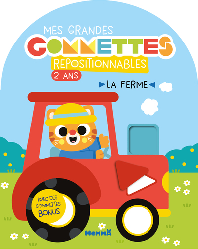 MES GRANDES GOMMETTES REPOSITIONNABLES - 2 ANS - LA FERME