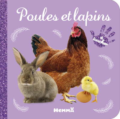 BEBE TOUCHE-A-TOUT - POULES ET LAPINS
