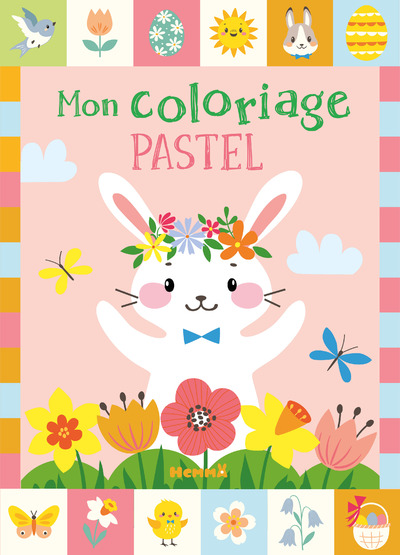 MON COLORIAGE PASTEL (PAQUES) - STICKERS OFFERTS