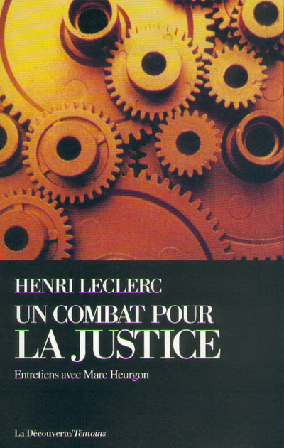 UN COMBAT POUR LA JUSTICE
