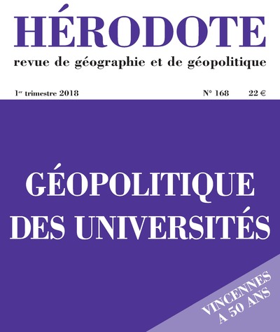 HERODOTE NUMERO 168 GEOPOLITIQUE DES UNIVERSITES