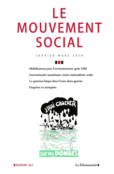 LE MOUVEMENT SOCIAL NUMERO 262 VARIA