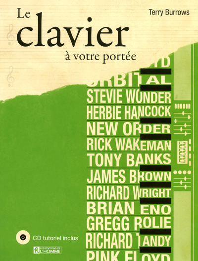 LE CLAVIER A VOTRE PORTEE + CD TUTORIEL INCLUS NOUVELLE EDITION
