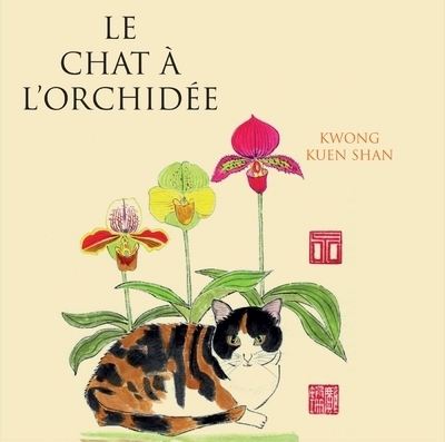LE CHAT A L'ORCHIDEE
