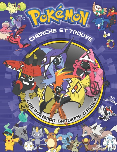 CHERCHE ET TROUVE - LES POKEMON GARDIENS D'ALOLA