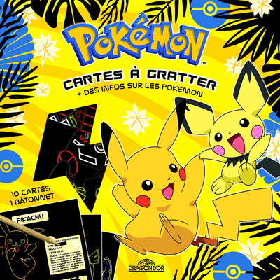 POKEMON - CARTES A GRATTER AVEC DES INFOS SUR LES POKEMON