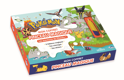POKEMON     MON COFFRET PINCEAU MAGIQUE     LES AVENTURES DE PIKACHU !