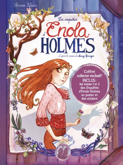 COFFRET LES ENQUETES D'ENOLA HOLMES T1 + T2