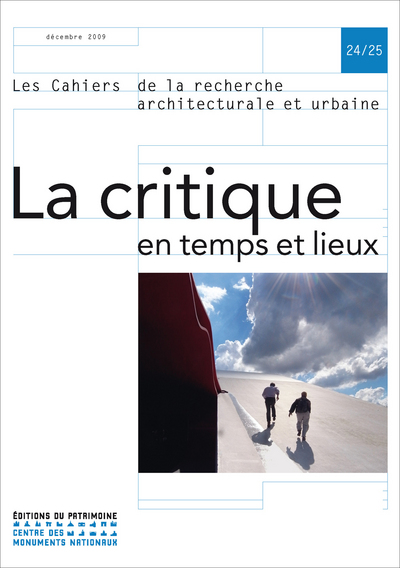 LA CRITIQUE EN TEMPS ET LIEUX, N24/25