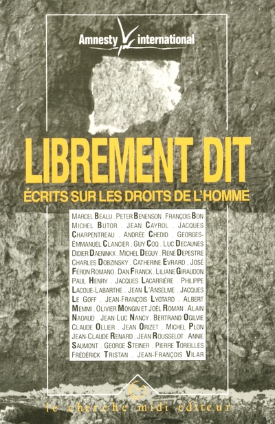 LIBREMENT DIT ECRITS SUR LES DROITS DE L'HOMME