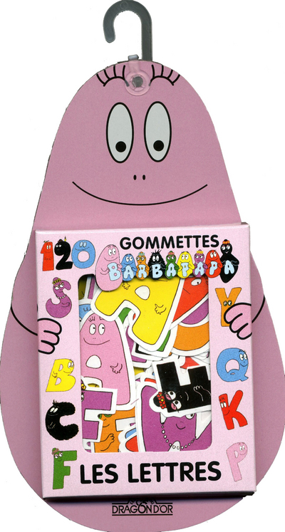 GOMMETTES BARBAPAPA - LES LETTRES