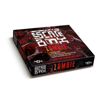 ESCAPE BOX ZOMBIE - ESCAPE GAME ADULTE DE 3 A 6 JOUEURS - DES 14 ANS ET ADULTE