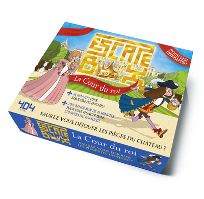 ESCAPE BOX LA COUR DU ROI - ESCAPE GAME ENFANT DE 2 A 5 JOUEURS - DE 8 A 12 ANS