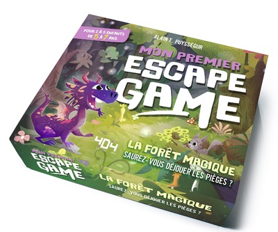 MON PREMIER ESCAPE GAME : LA FORET MAGIQUE - ESCAPE GAME ENFANT DE 2 A 5 JOUEURS - DE 5 A 7 ANS