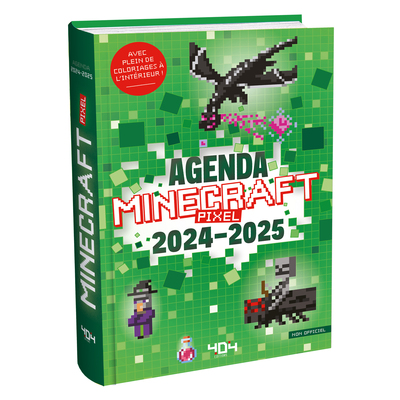 AGENDA MINECRAFT PIXELS - 2024-2025