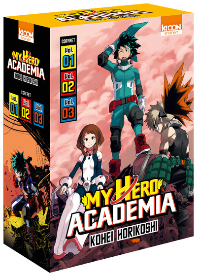 COFFRET MY HERO ACADEMIA - TOMES 1 A 3