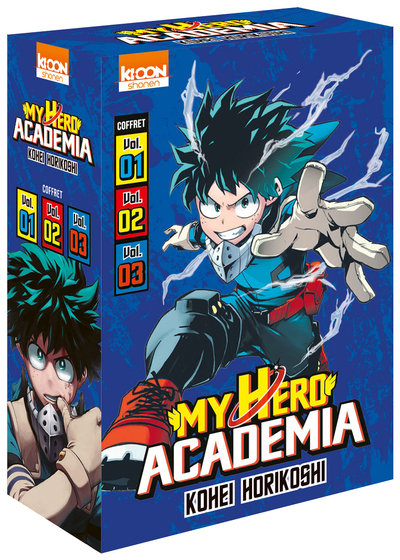 COFFRET MY HERO ACADEMIA VOL. 1 A 3