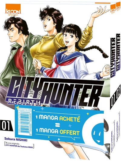 PACK OFFRE DECOUVERTE CITY HUNTER REBIRTH T01 & T02