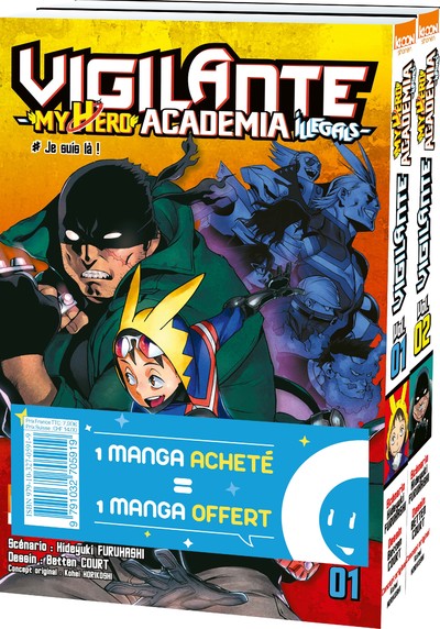 PACK OFFRE DECOUVERTE VIGILANTE - MY HERO ACADEMIA ILLEGALS T01 & T02